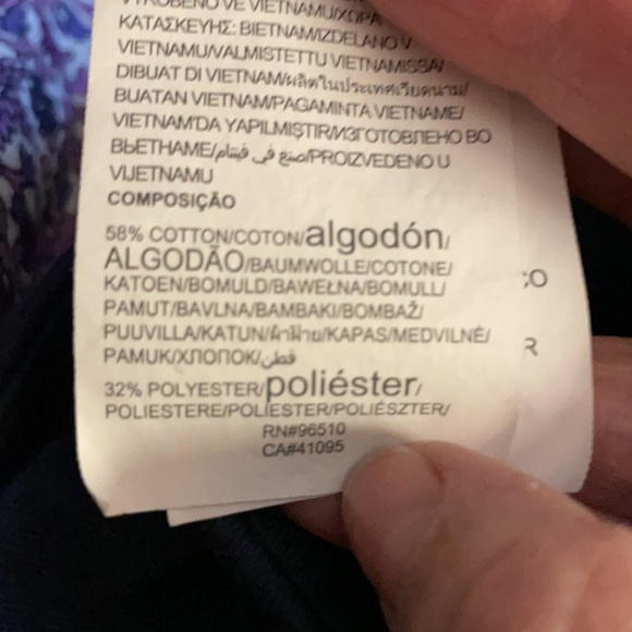 Under Armour Girls’ Navy Leggings - Picture 6 of 6